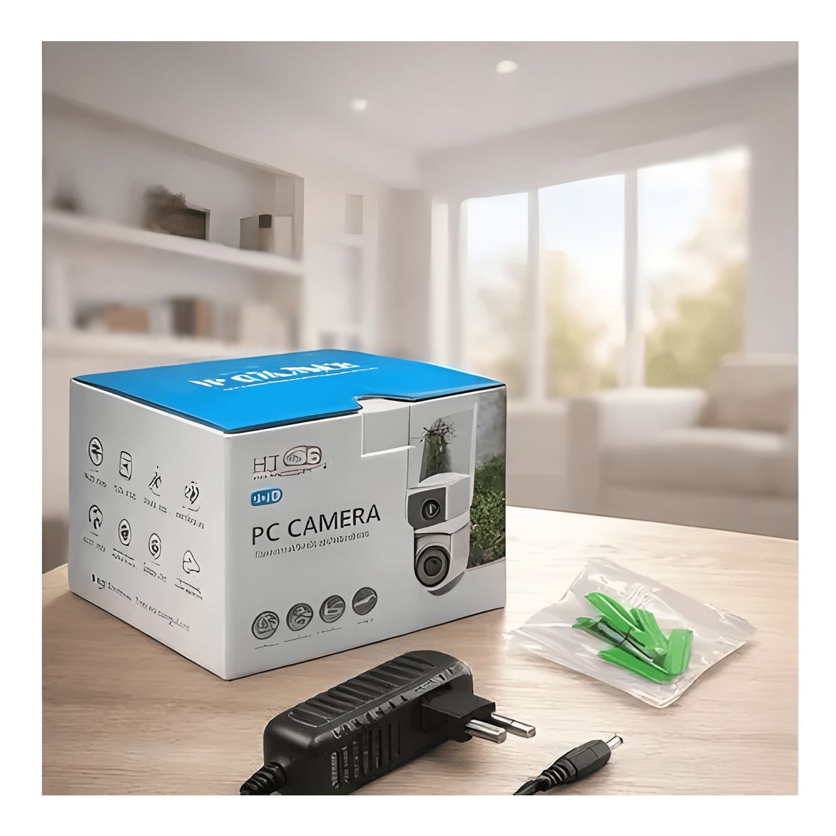 GENERICO - Camara Wifi Ip de Seguridad Exterior Doble Lente