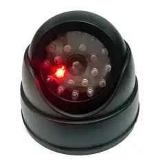 GENERICO - Camara Vigilancia Falsa Dummy con Luz Led Intermitente