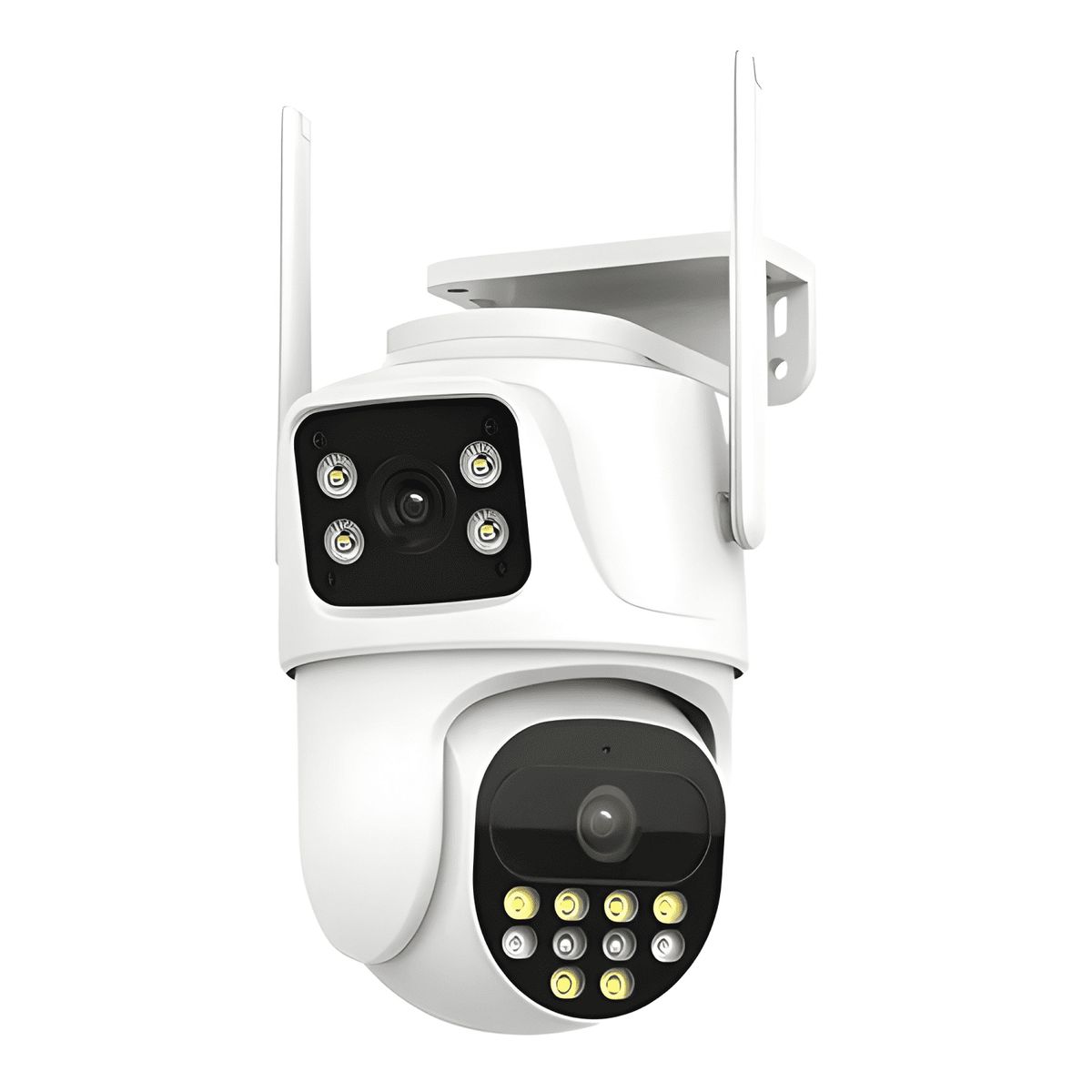 GENERICO - Cámara Wifi Seguridad Ip Exterior Doble Lente Wifi Plus