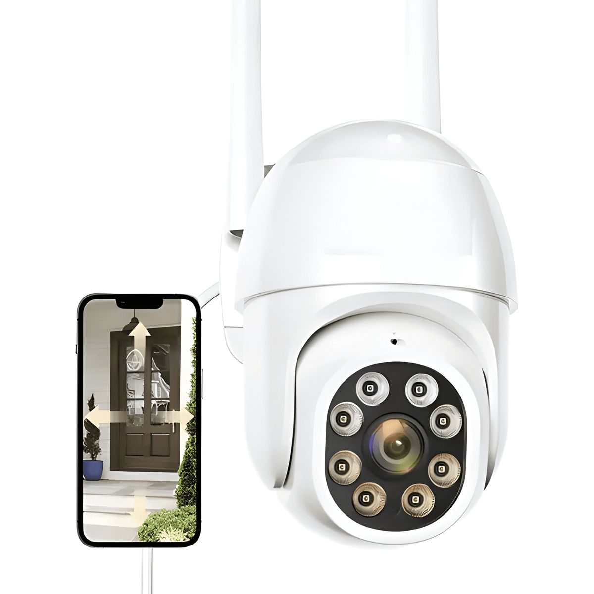 GENERICO - Cámara Ip con Movimiento Infrarrojo Wifi con