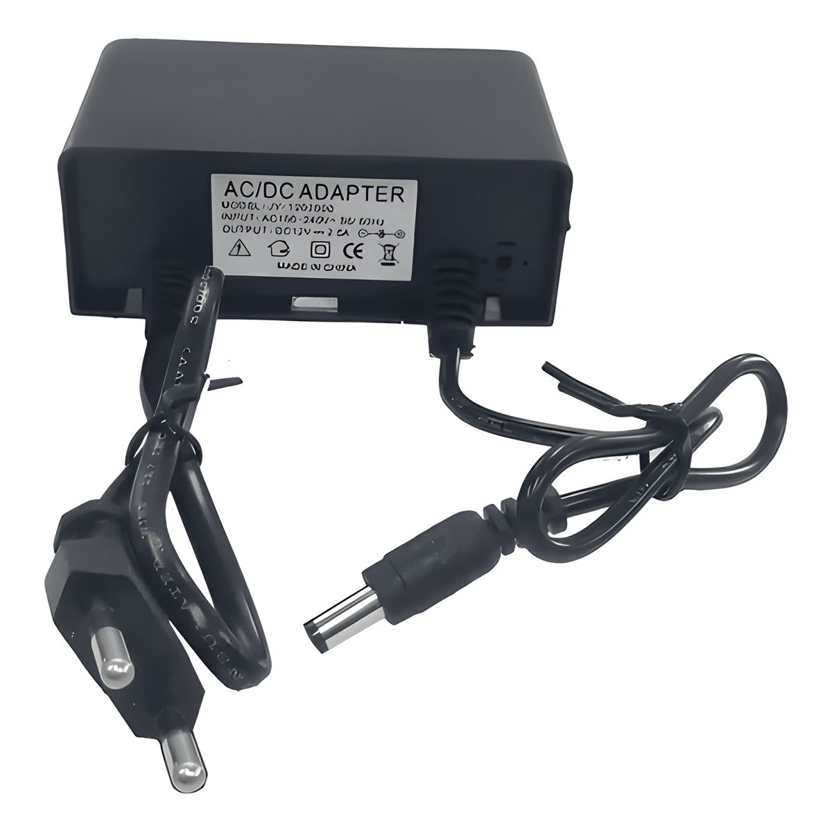 GENERICO - Cargador Fuente Poder Cámara Seguridad 12v 2a Interior Exter