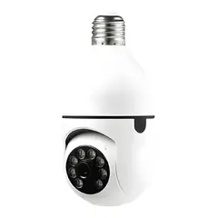 GENERICO - Camara de Seguridad Inalambrica 360° Tipo Ampolleta M15 Red