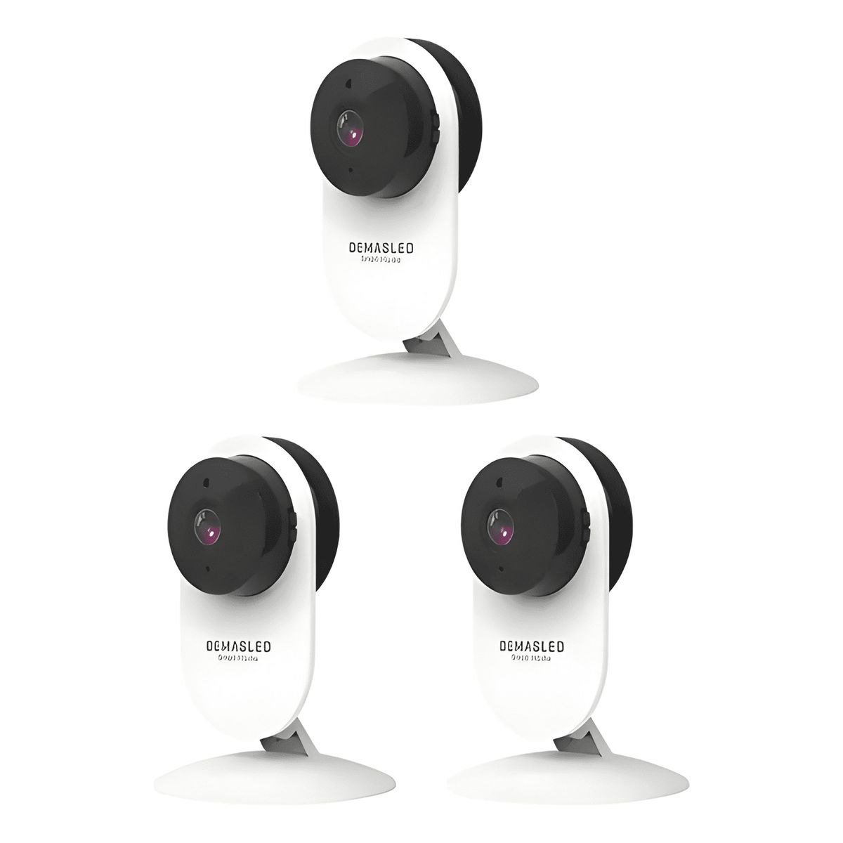 GENERICO - Pack 3 Cámaras de Seguridad Hd Wifi Google Home Alexa Tuya