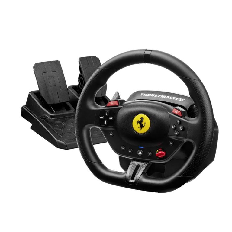 Volante T98 Ferrari 296 GTB para PC y PS Negro