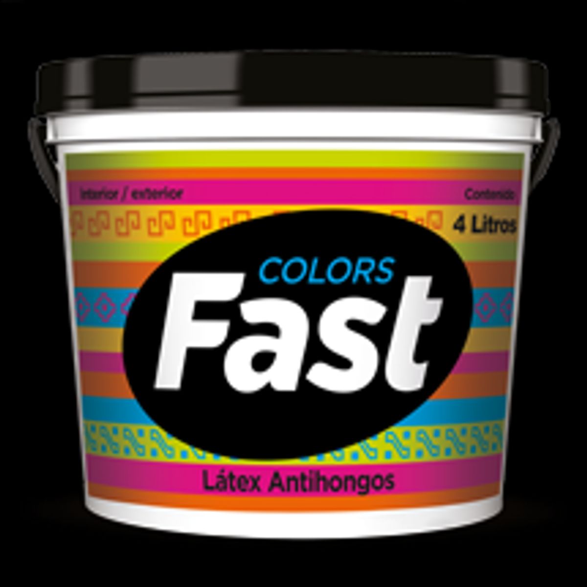 TRICOLOR - LATEX BALDE 4LTS MANDARINA TRIC FAST
