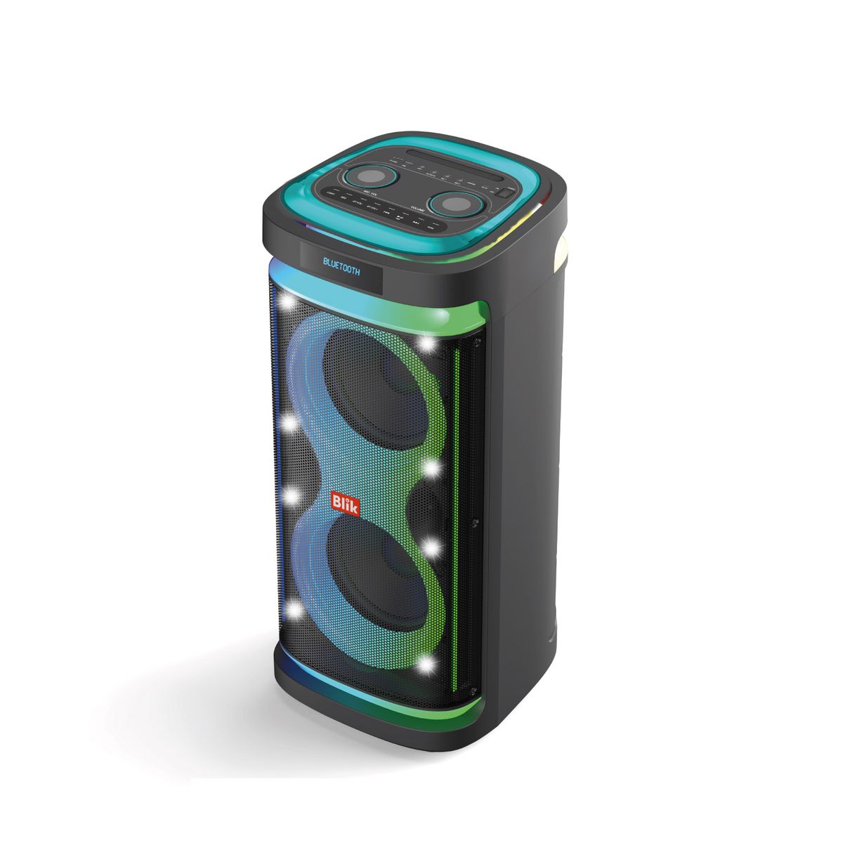 BLIK - Parlante Bluetooth Karaoke Con Micrófono Blik Lightmax8