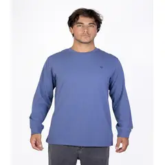 KIVUL - Polera Hombre Logo Azul