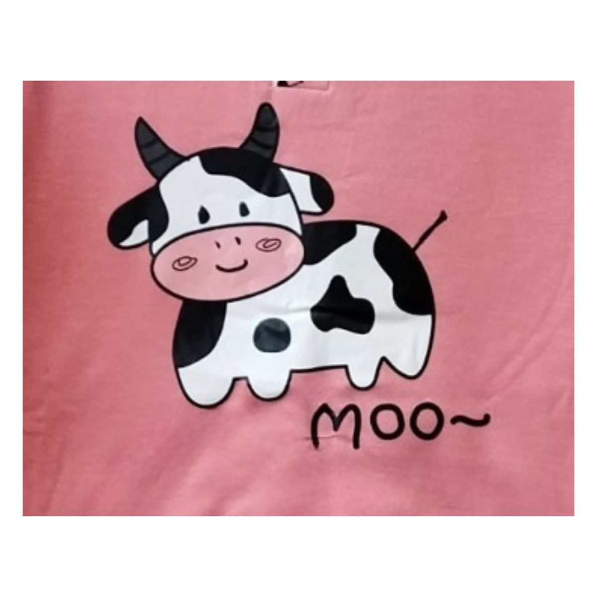 LIKE SHOP - Pijama Mujer Franela Invierno Manga Larga Diseños Vaquita 4057