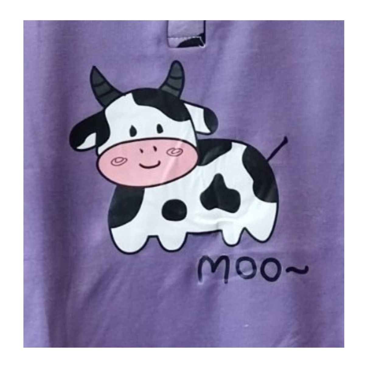 LIKE SHOP - Pijama Mujer Franela Invierno Manga Larga Diseños Vaquita 4057
