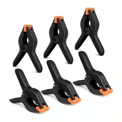 GENERICO - Pack De 6 Pinzas Alicate Tipo Prensas 4 Pulgadas