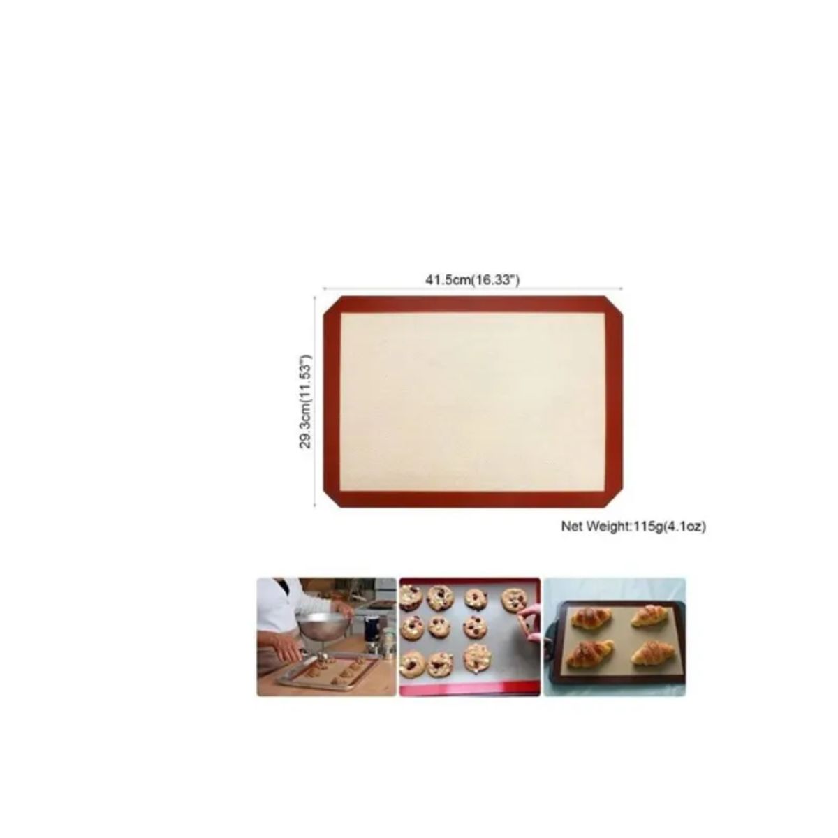 GENERICO - Lámina De Silicona Para Horno Antiadherente Repostería