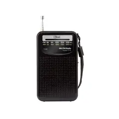 GENERICO - Radio Retro Portátil Pocket Cf-10 Fmam Negro Mlab Black