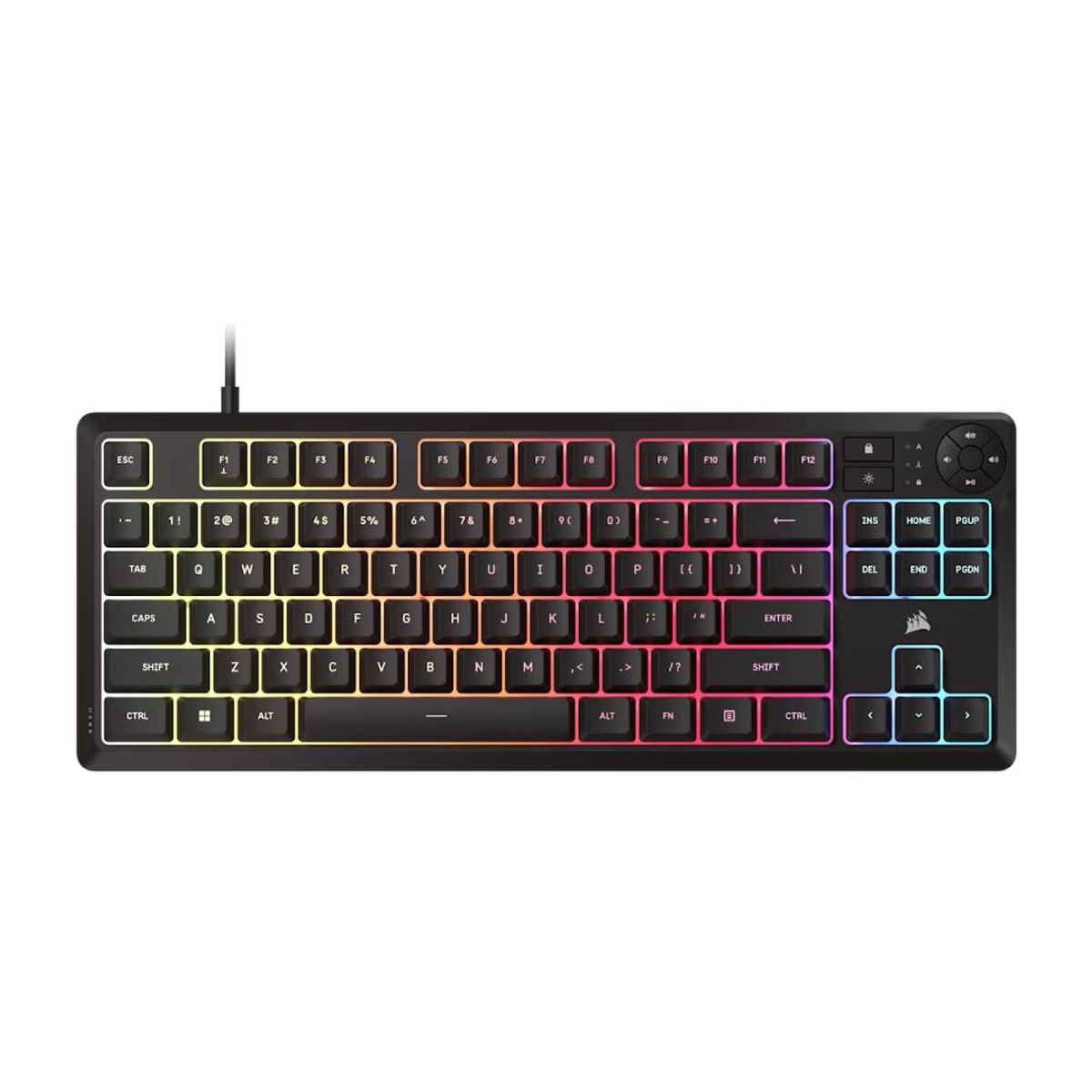 CORSAIR - Teclado Gamer Corsair K55 CORE TKL RGB