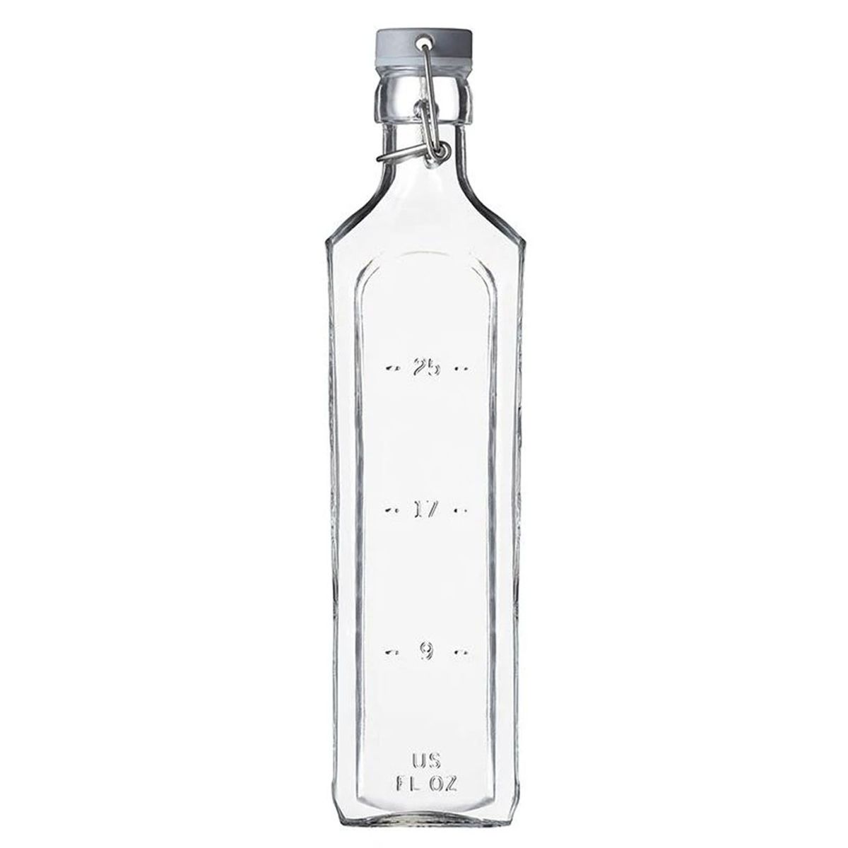 KILNER - Botella Kilner Tapa Gris Cierre Clip 1Lt