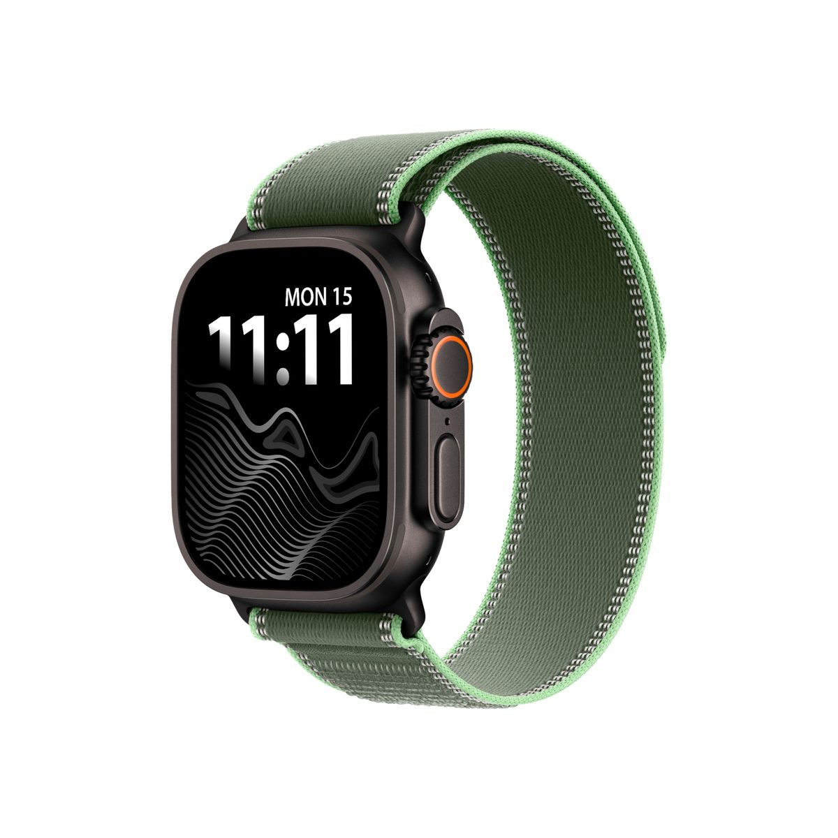 GENERICO - Correa Trail edición Black compatible con Apple Watch