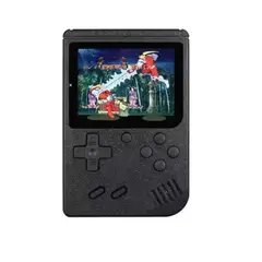 GENERICO - Consola Portatil Mini Retro Game Plus 400 Color Negro