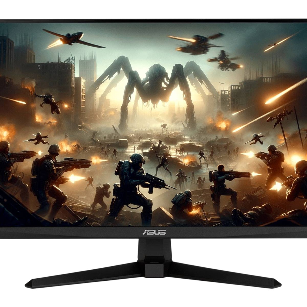 ASUS - ASUS TUF VG279Q5A Monitor Gamer 27”, Full HD, 200Hz, Fast IPS, 0.3ms, HDR10, Adaptive-Sync, FreeSync, G-SYNC, Esports, Gaming Competitivo