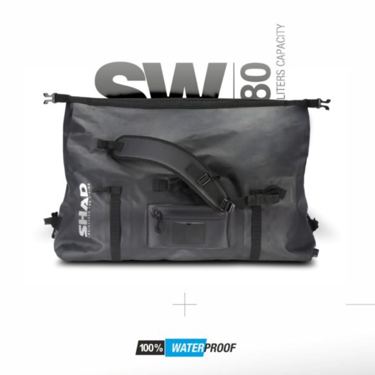 SHAD - Bolso Impermeable Para Moto Shad SW80 Maleta Trasera X0SW80