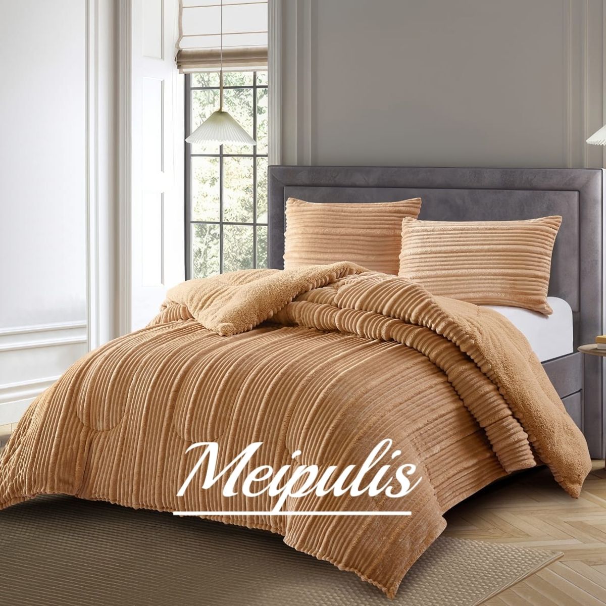 GENERICO - PLUMON PARA INVIERNO GRUESO CON CHIPORRO MEIPULIS 2 PLAZA