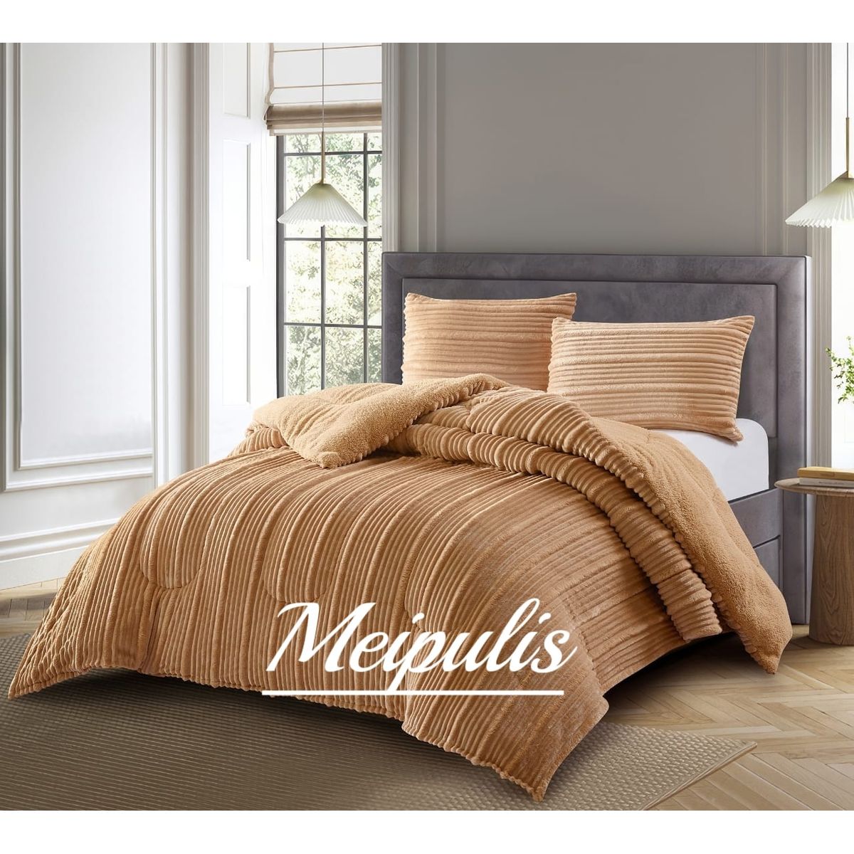 GENERICO - PLUMON PARA INVIERNO GRUESO CON CHIPORRO MEIPULIS 2 PLAZA