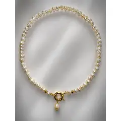 GENERICO - Collar Perlas de Río Blancas Naturales