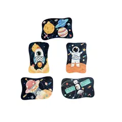 GENERICO - Rompecabezas Infantil 5 en 1 Astronauta