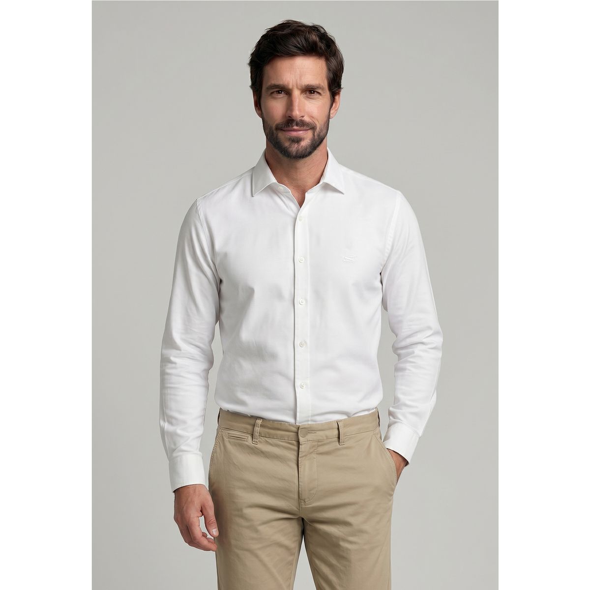 FEROUCH - Camisa Oxford Sport White Ferouch