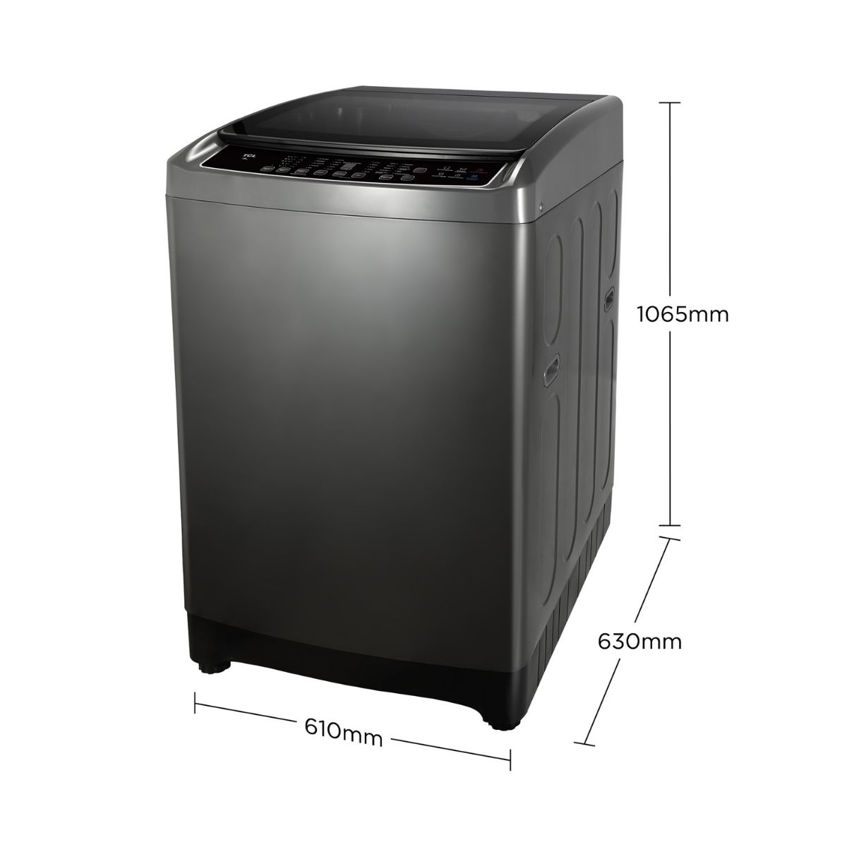 TCL - Lavadora Automática Carga Superior TCL 19Kg Titanium F319TLG