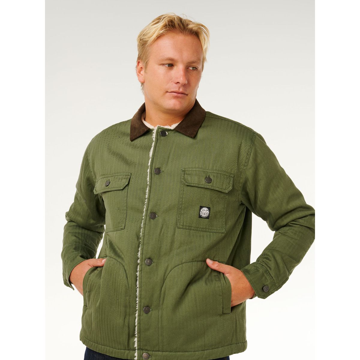 RIP CURL - Chaqueta Drift Verde Hombre Rip Curl