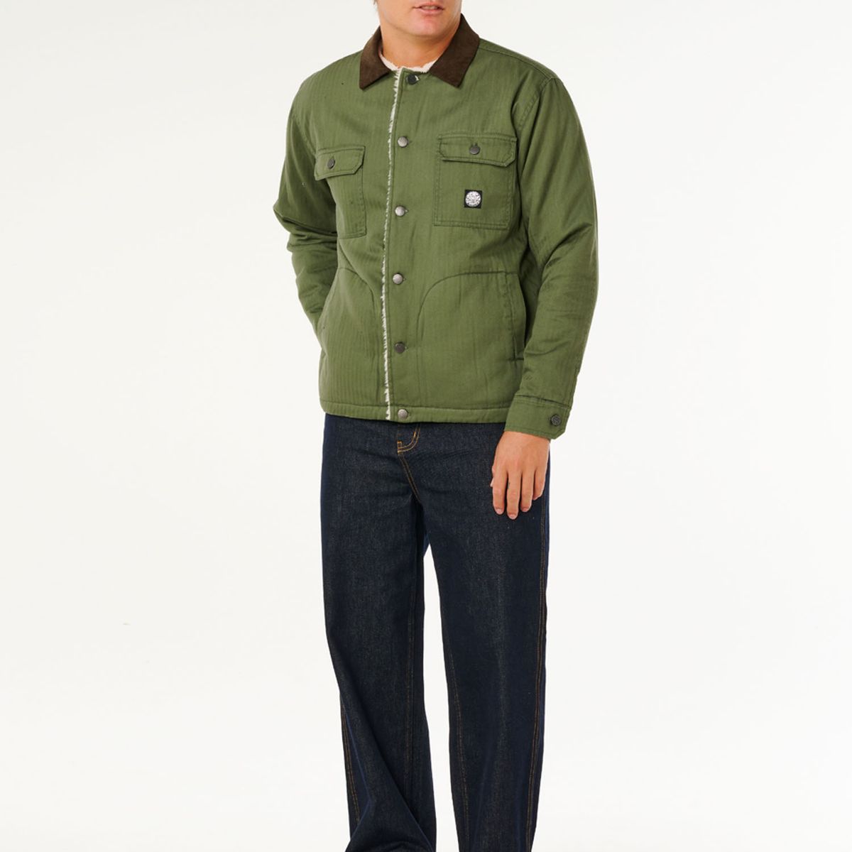 RIP CURL - Chaqueta Drift Verde Hombre Rip Curl