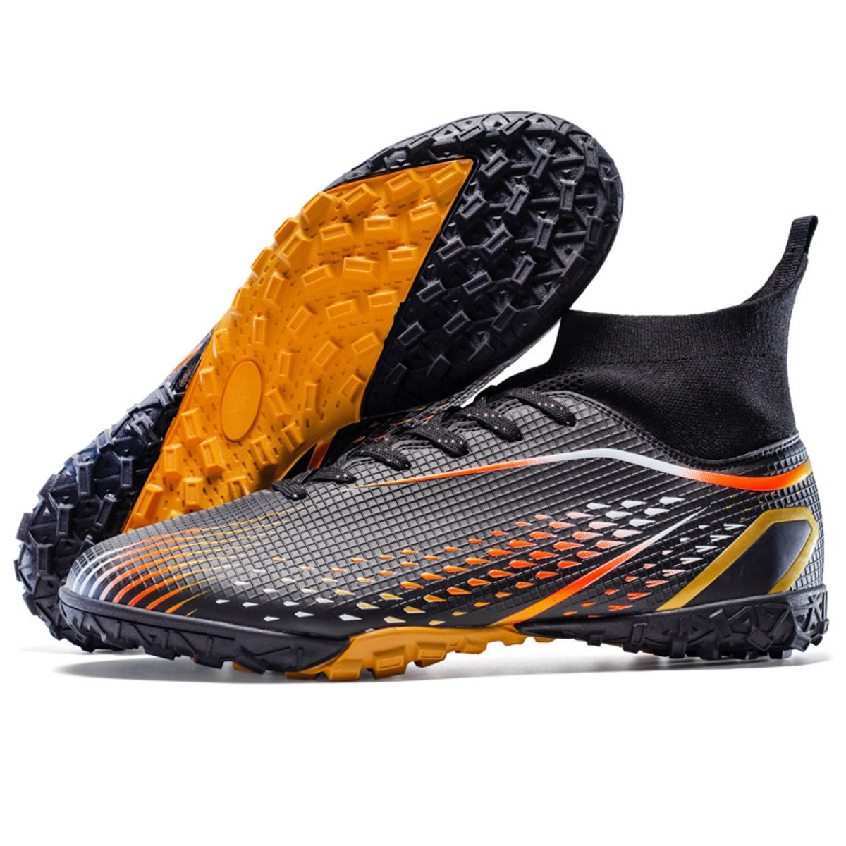DANWEILE - Botas fútbol unisex Blanco
