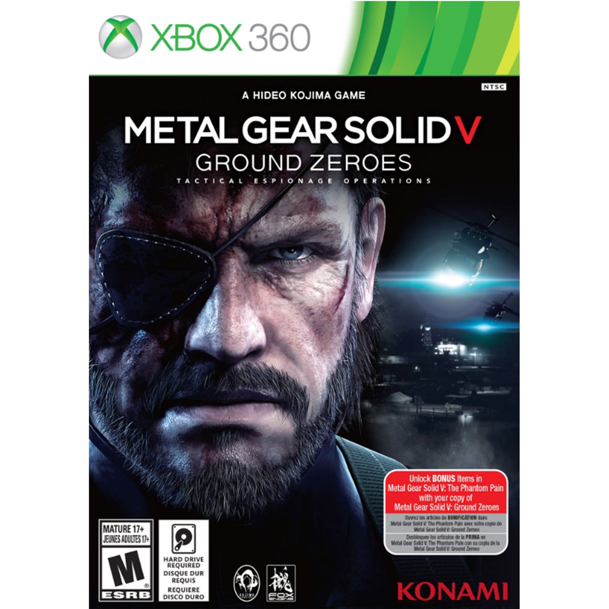 XBOX - Juego Fisico Metal Gear Solid V Ground Zeroes - Xbox 360