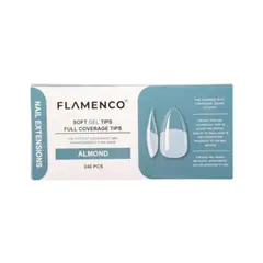FLAMENCO - Tips Soft Gel 240 Pcs Almendra