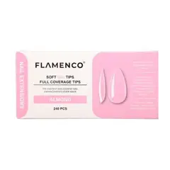 FLAMENCO - Tips Soft Gel 240 Pcs Almendra Sp