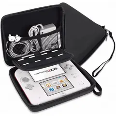 GENERICO - Estuche Protector Rigido para Nintendo 2DS Negro