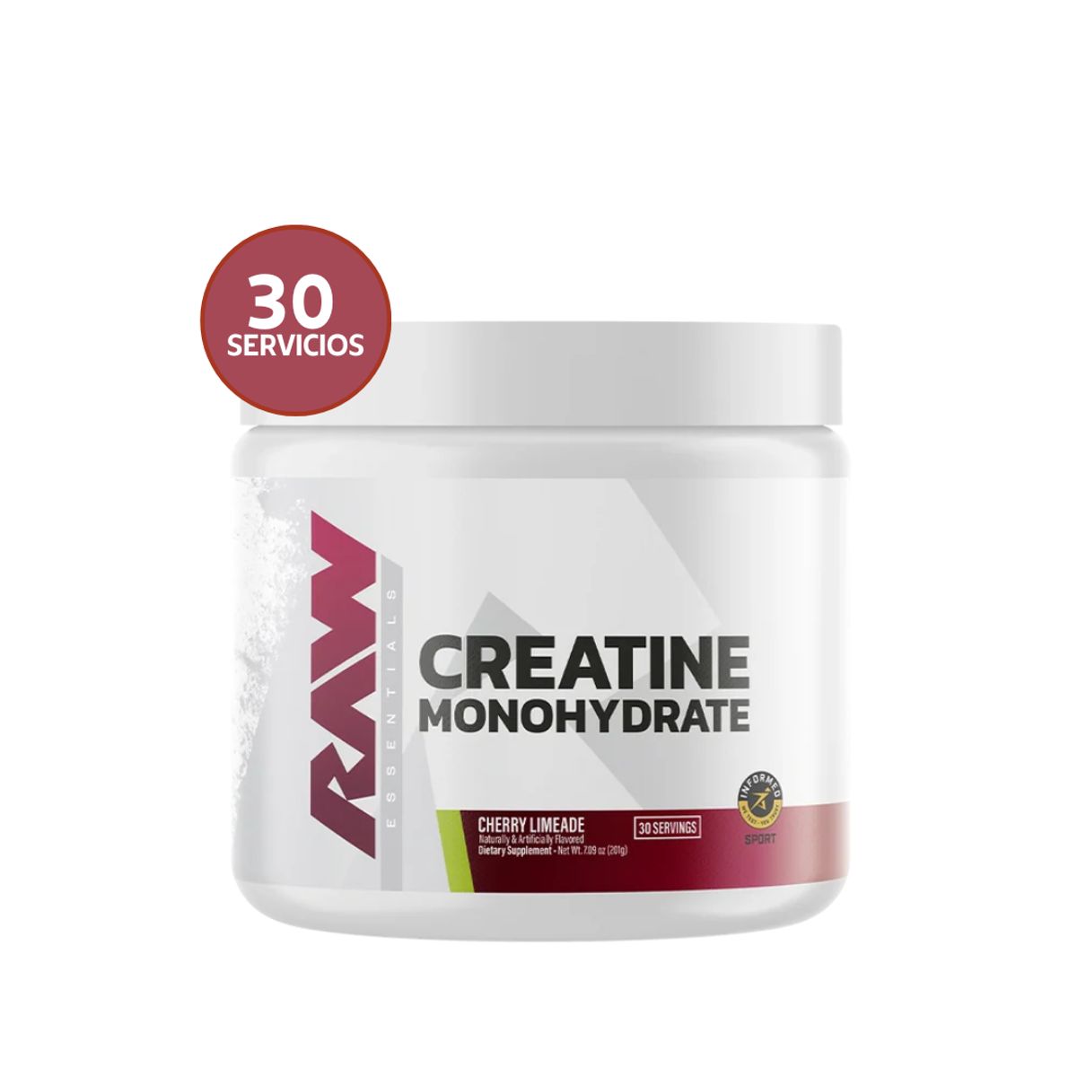 GENERICO - RAW Nutrition Creatine 150 g - 30 Servicios · Creatina Monohidratada · Fuerza y Rendimiento