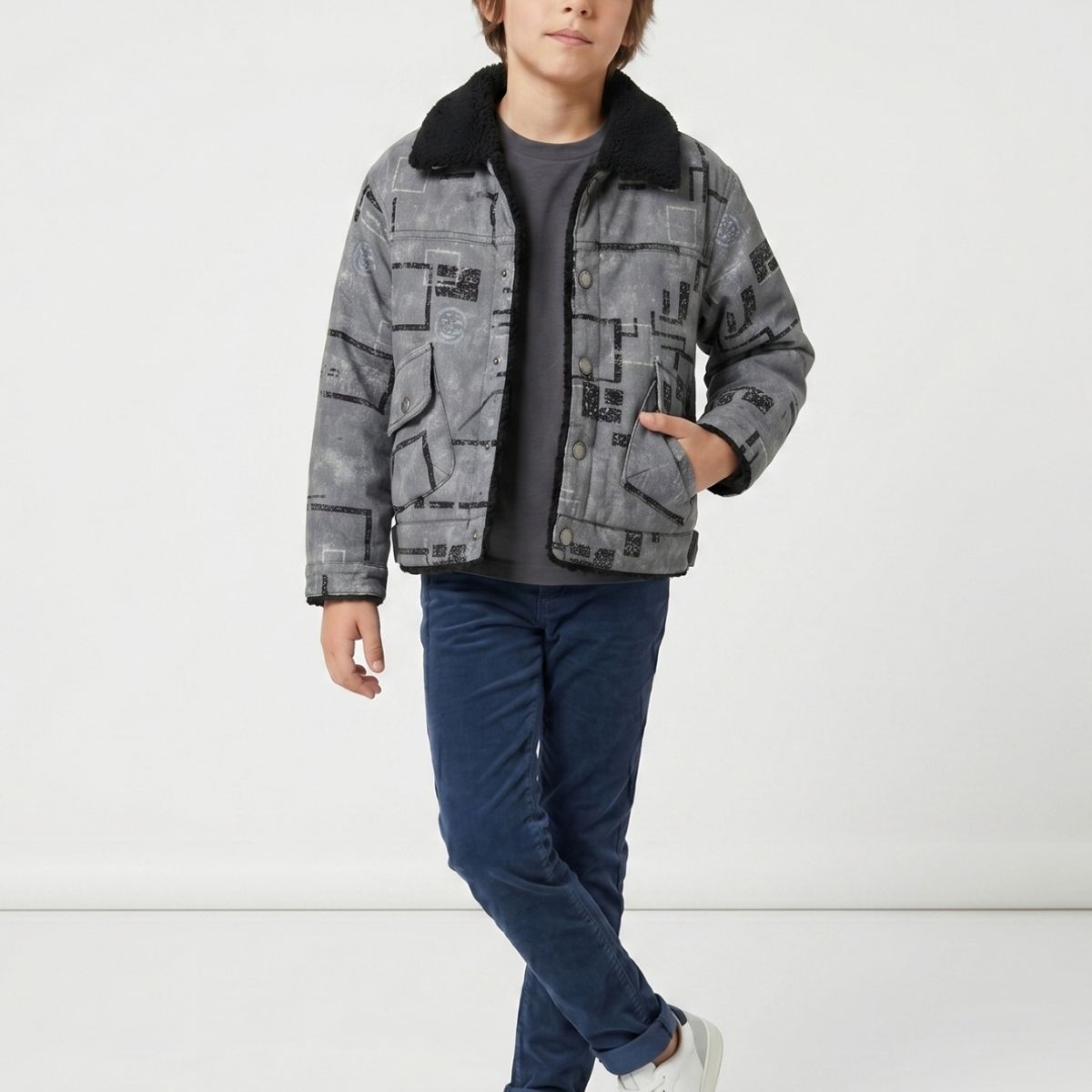 KIBOU - Chaqueta Invierno Niño Forrada Chiporro Abrigo Térmico