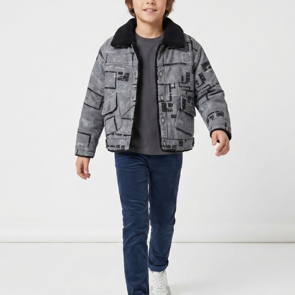 KIBOU - Chaqueta Invierno Niño Forrada Chiporro Abrigo Térmico