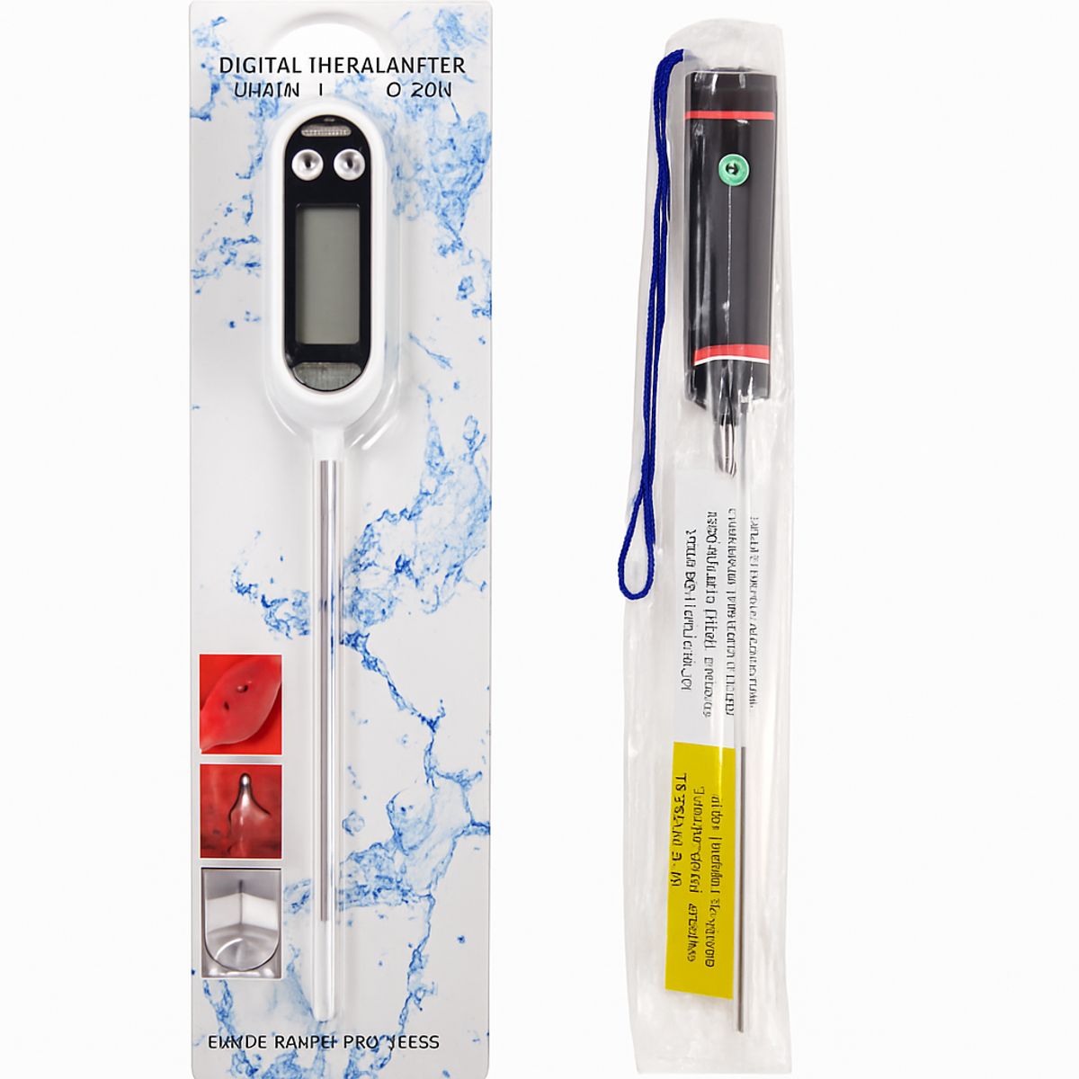 GENERICO - Termómetro Digital de Cocina Tipo Pincho con Sonda