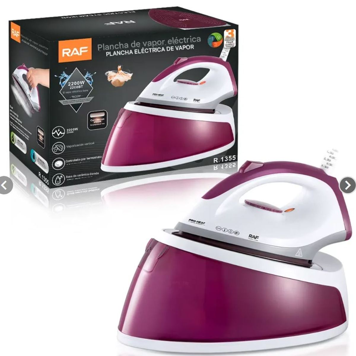 MOVI - Set de Planchado Profesional Vapor Continuo