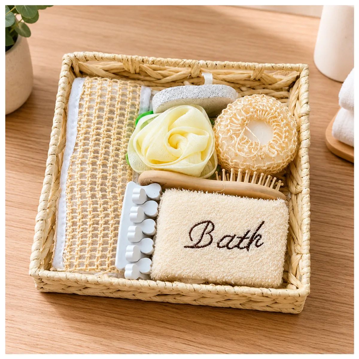 IRM - Set de bano regalo kit spa beige