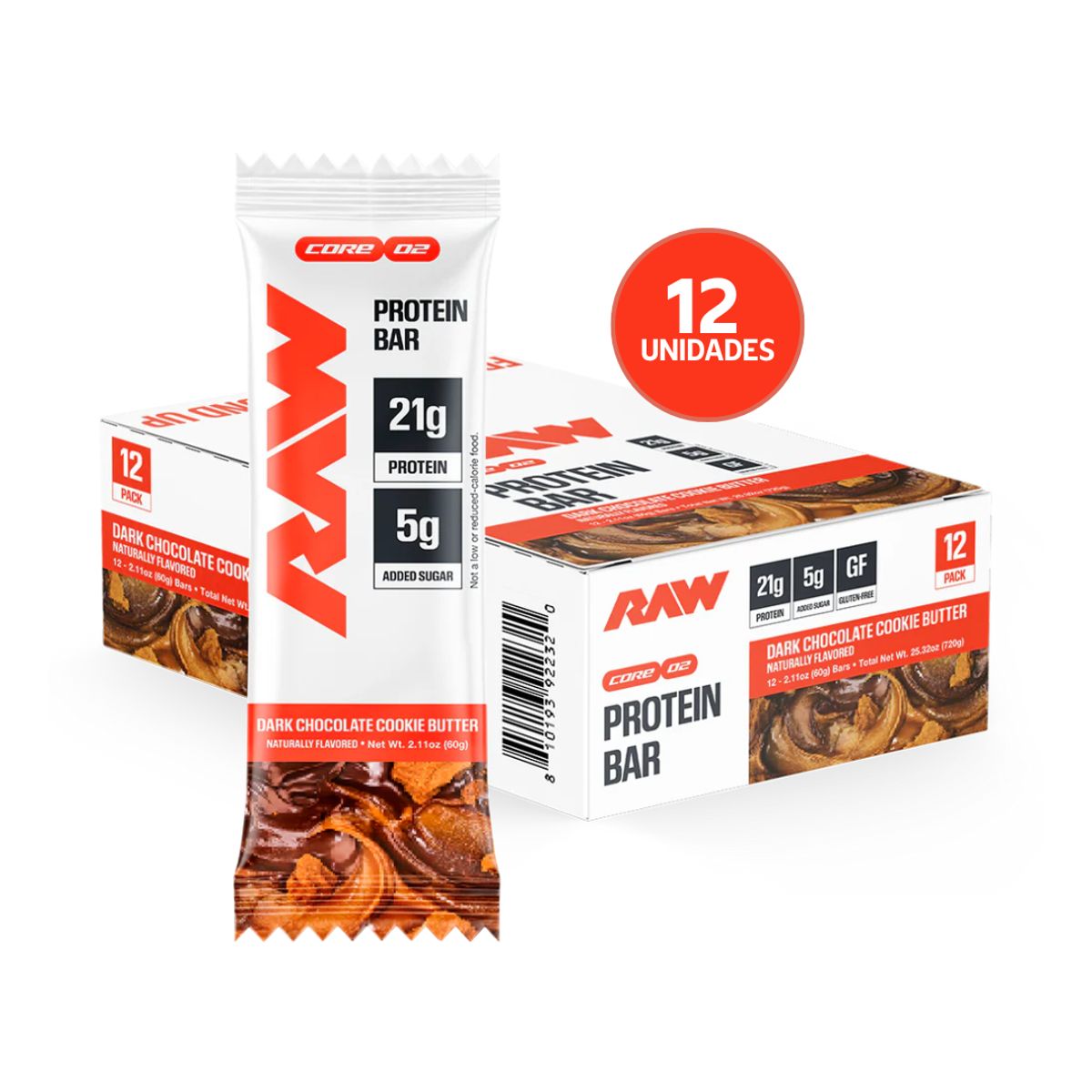 GENERICO - RAW Nutrition Protein Bar 12 Pack - Barras de Proteína · Snack Alto en Proteína