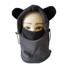 GENERICO - Pasamontañas Niña Niño Gorro Polar Ajustable Kawaii
