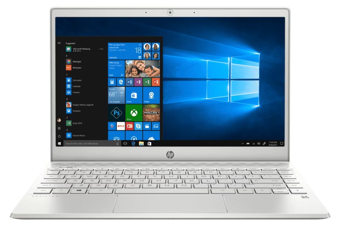 Notebook Pavilion 13-an1010la Intel i5 10a Gen 8GB 256GB SSD Plata