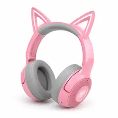 RAZER - Audífonos North Sea Giant Cat V2, Bluetooth, Orejas de Gato, RGB.