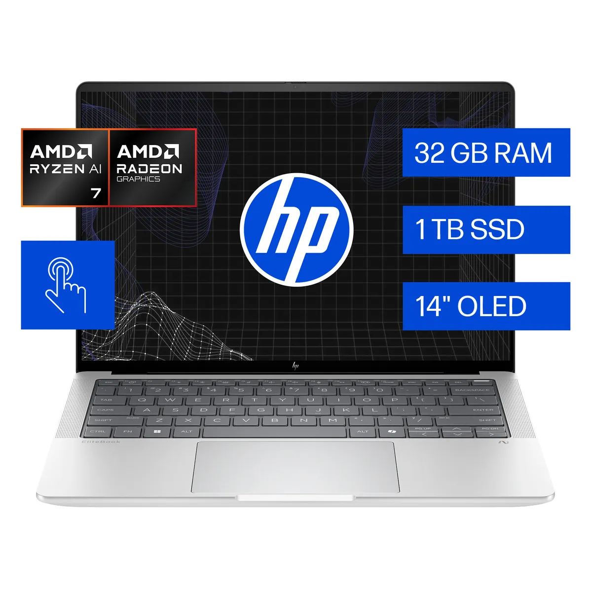 HP - Notebook HP EliteBook X G1a Ryzen AI 7 Pro 32gb Ram 1T Ssd 14'' Windows 11 Pro