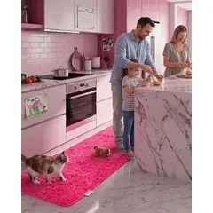 GENERICO - Set de Alfombras de Cocina Peluda Modernas