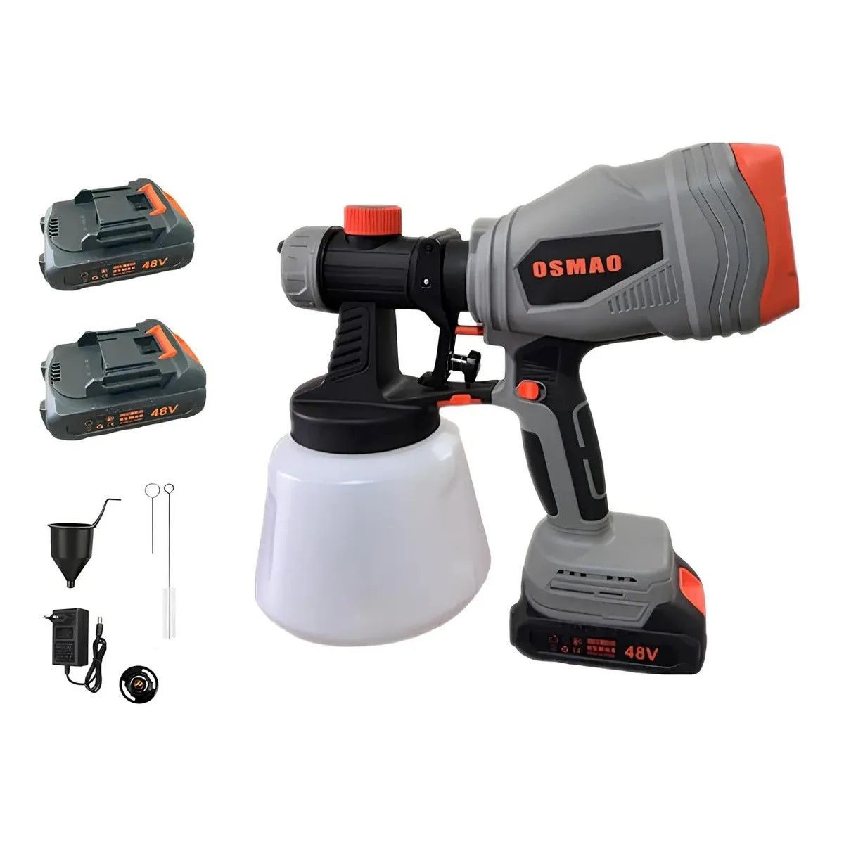 GENERICO - Pistola Eléctrica De Pintura Osmao 2 Batería 48v Recargable BELUG