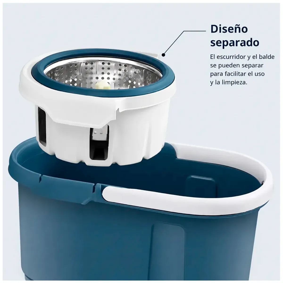IRM - Mopa nordic ecru trapeador giratoria 360