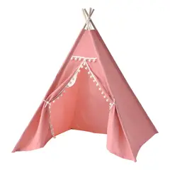 GENERICO - Carpa Tipi Pieza De Niños Para Decoraciones Y Juguetes Rosa